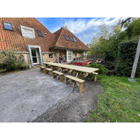 Picknicktafel Green 260 cm + Easystep-In en rolstoelvriendelijk