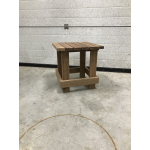 Hardhouten bijzettafel 45cm