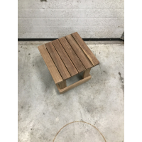 Hardhouten bijzettafel 45cm