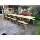 Picknicktafel Green 260 cm + Easystep-In en rolstoelvriendelijk