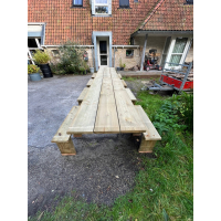 Picknicktafel Green 260 cm + Easystep-In en rolstoelvriendelijk