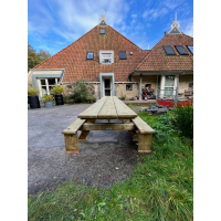 Picknicktafel Green 260 cm + Easystep-In en rolstoelvriendelijk