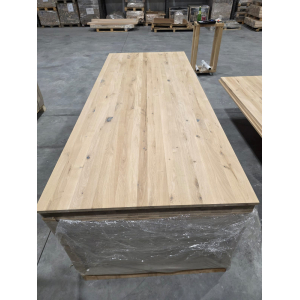 Eiken paneel doorgaande lamel 20 mm