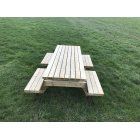 Gemakkelijke instap Picknicktafel 45mm