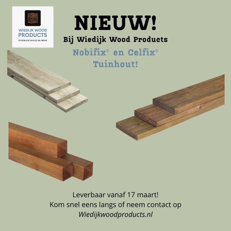 Nieuw tuinhout assortiment!